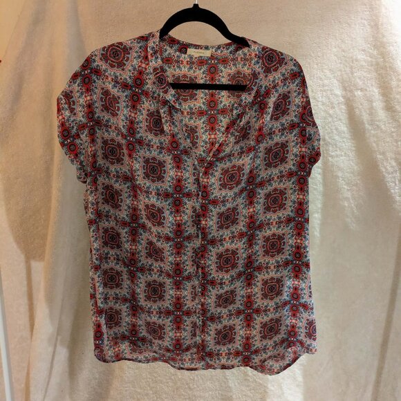 pleione red/blue/white top size XL - Picture 1 of 3